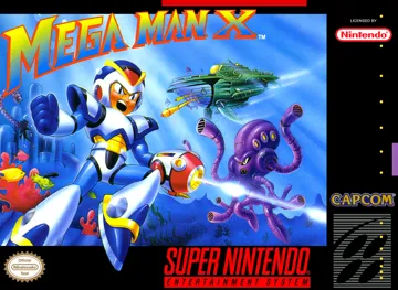 Mega Man X (USA) (Rev 1) box cover front